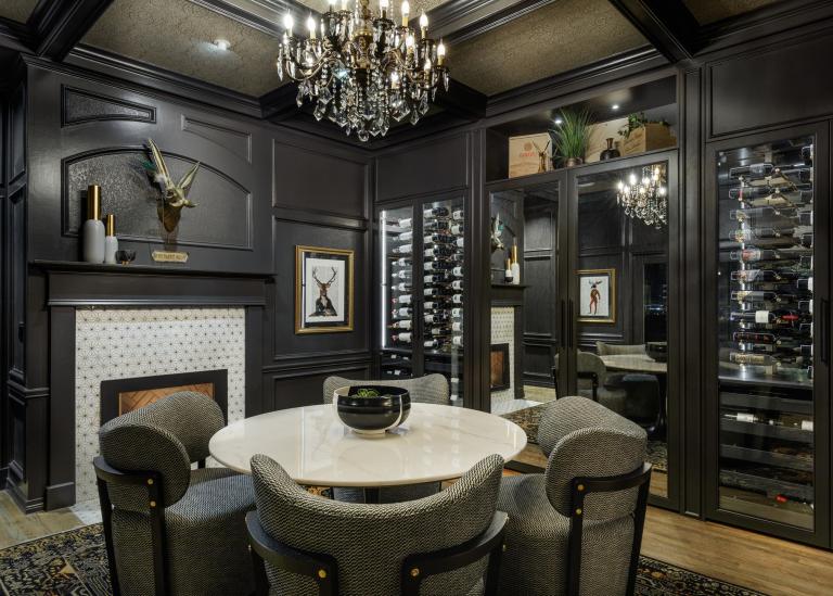 A Hidden Cocktail Room dining table