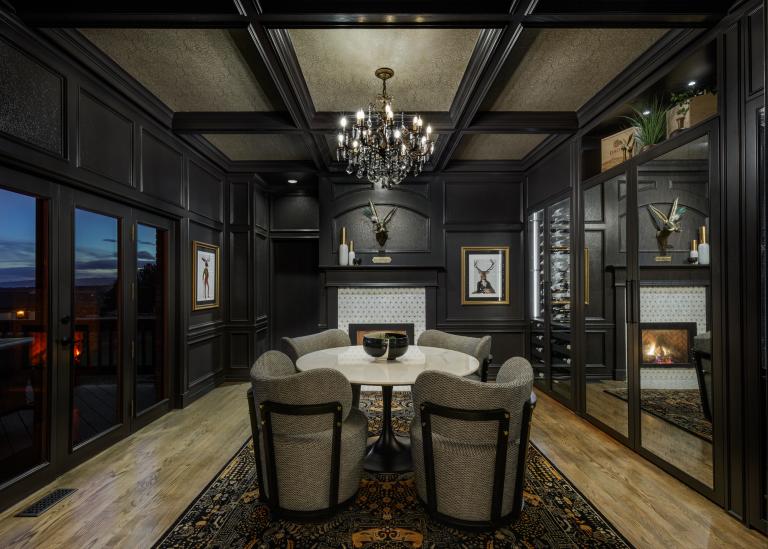 A Hidden Cocktail Room dining table